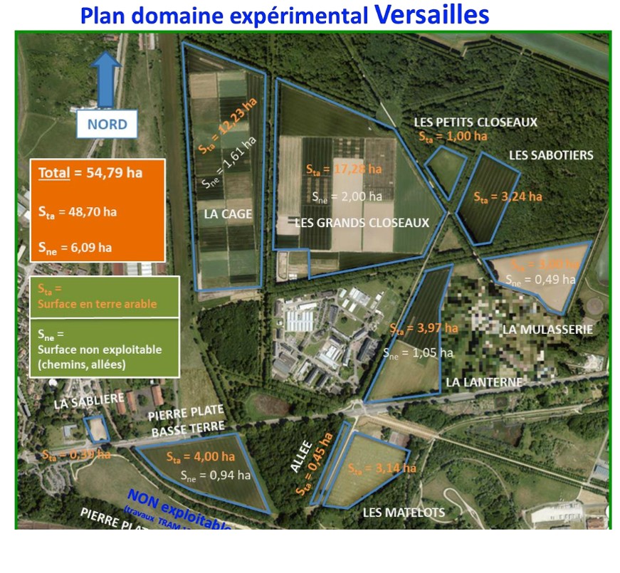 Plan domaine Versailles